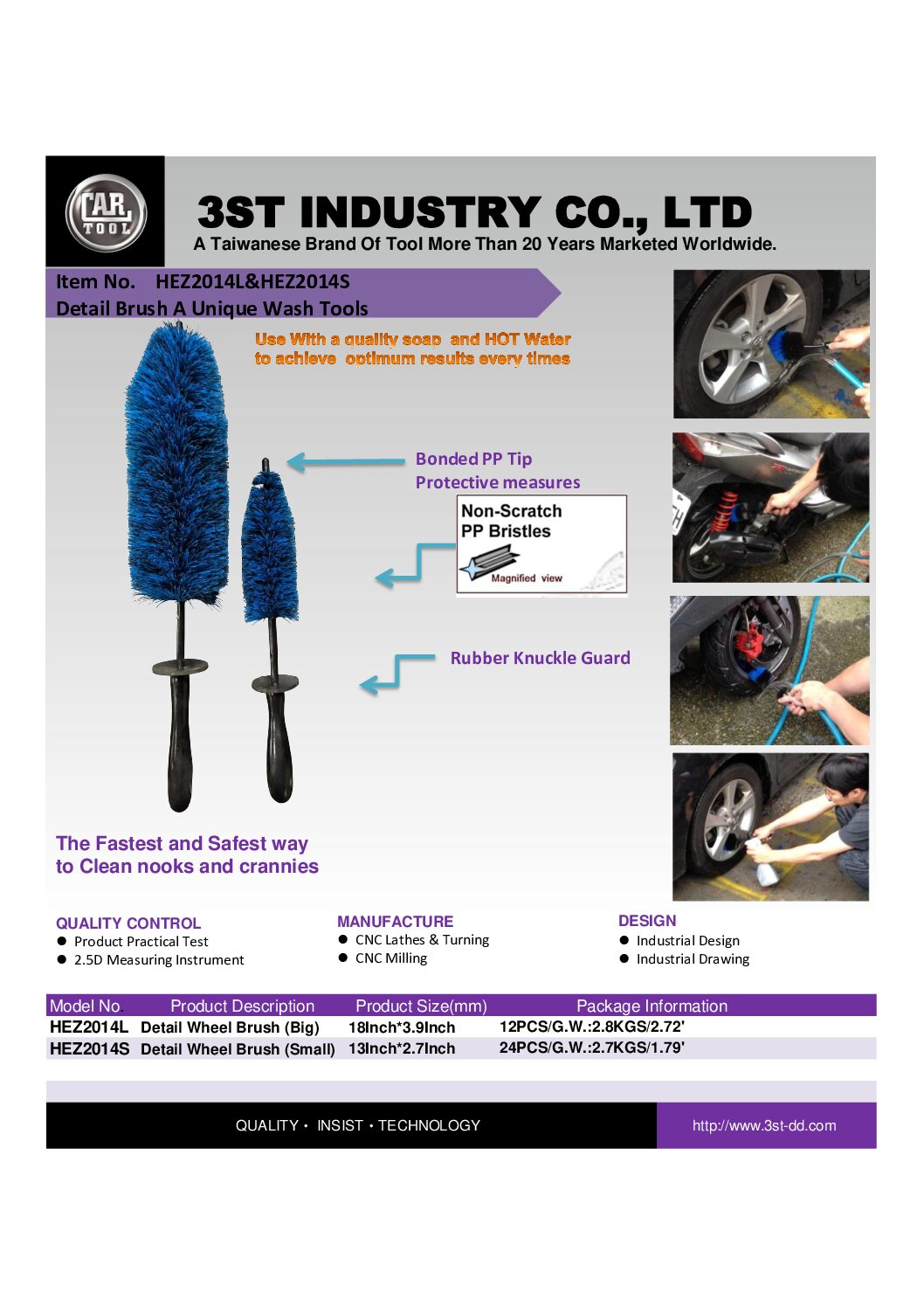 HEZ2014 Detail Wheel Brush